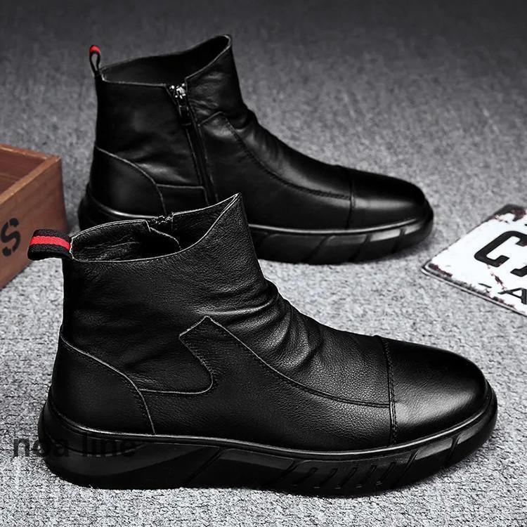 メンズ ショートブーツ ブーツ 靴 サイドジップ イギリス風 メンズブーツ エンジニアブーツ バイクブーツ ミリタリーブーツ
